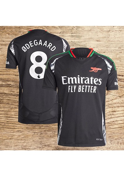 Arsenal 2024/2025 Sezonu Odegaard Yetişkin Forması Siyah fiyatları