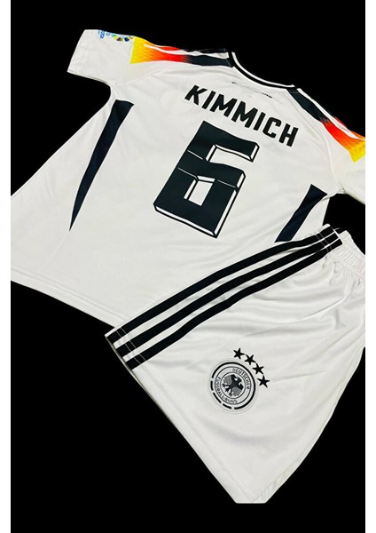Αℓмαиуα Kimmich Beyaz Çocuk Forması 4lü Set Forma+Şort+Çorap+Bileklik fırsatları