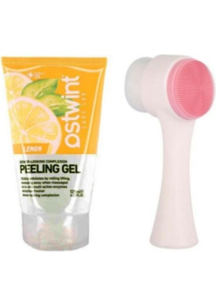 Limon Özlü Peeling Jel ve Yüz Temizleme Fırçası