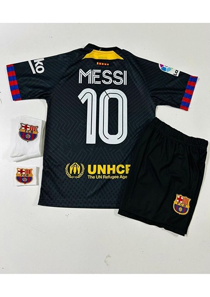 B.a.r.c.e.l.o.n.a 2024/25 Yeni Sezon Lionel Messi Konsept Çocuk Forması 4'lü Set