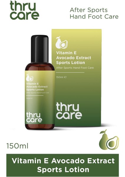 Avokado Özlü Sporcu Losyonu E Vitamin Onarıcı Spor Sonrası El-Ayak Bakımı Losyon Krem