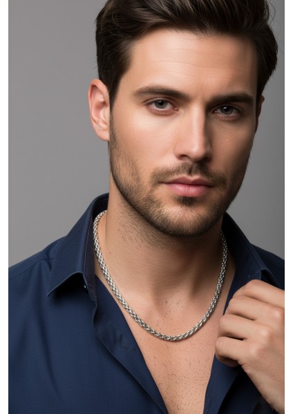 Kalın Zincir Erkek Çelik Kolye fiyatları