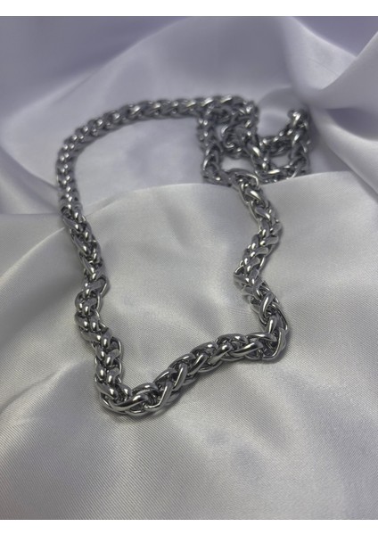 Kalın Zincir Erkek Çelik Kolye
