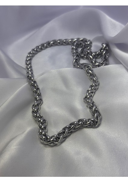 Kalın Zincir Erkek Çelik Kolye