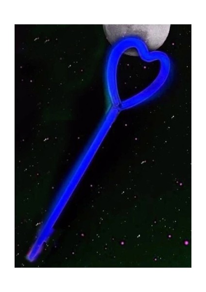 Kalp Şekili Glow Çubuk Seti 6 Adet fırsatları