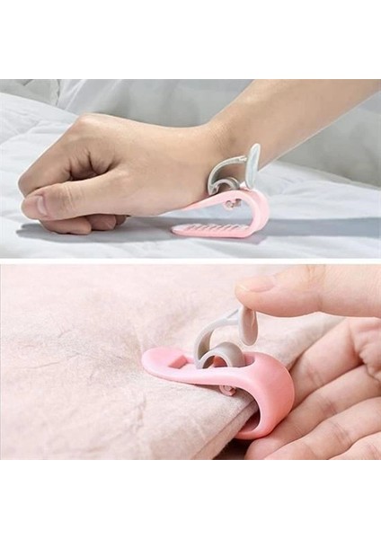 Buffer® 4 Adet Iğnesiz Yorgan Çarşaf ve Perde Tutucu Sabitleyici Kaydırmaz Örtü Düzenleyici Klips fırsatları