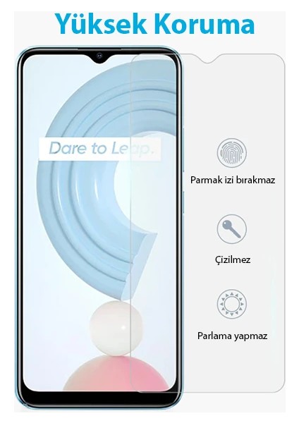 Ally Oppo Realme C21 Tempered Cam Ekran KORUYUCU-(5775) - A907H973-M20907 fiyatları