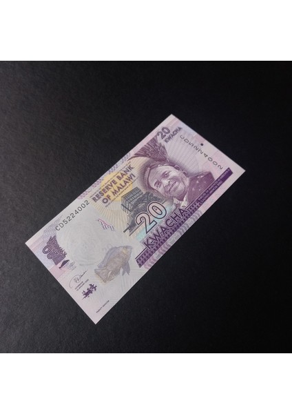 3996368F424728D26D 20 Kwacha Malavi Çil Eski Yabancı Kağıt Para modelleri