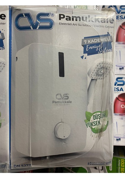 Yangına Karşı Alev Almayan Yanmaz Elektrikli Şofben Su Isıtıcısı Takım 7000W fiyatları