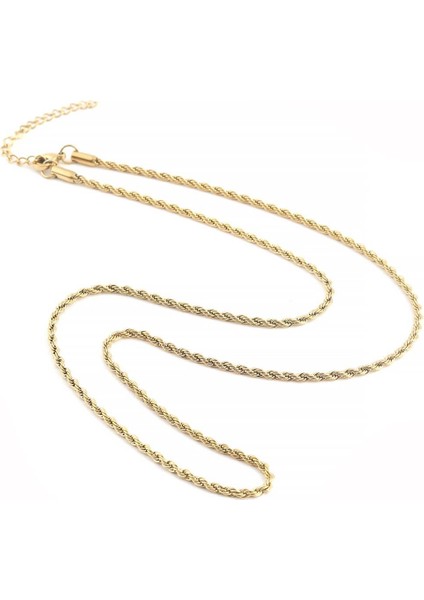 Paslanmaz Çelik Ince Burgu Kolye modelleri