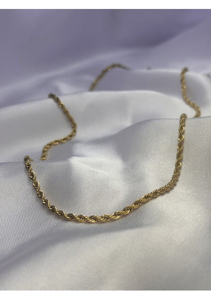 Paslanmaz Çelik Ince Burgu Kolye