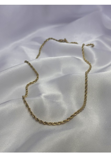 Paslanmaz Çelik Ince Burgu Kolye