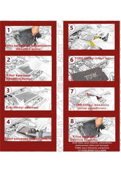 Fiat Egea 1.6 Multijet Kutu Içi Performans Hava Filtresi indirimleri