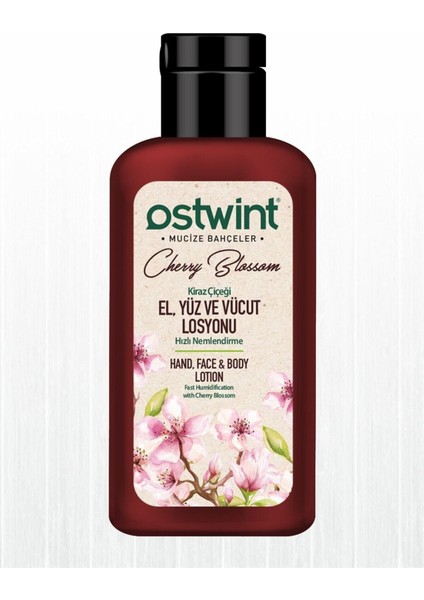 Kiraz Çiçeği Krem & Losyon 300ML 100 ml Hediyeli modelleri