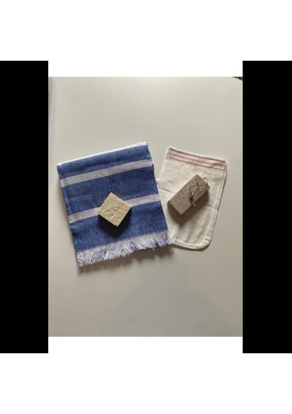 Gelin Hamamı Seti, Premium Peştemal , Ponza Topuk Taşı, Doğal Zeytinyağı Sabun, Kese 4lü Set fiyatları