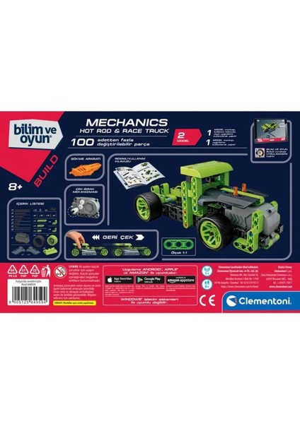 Bfs 75076TR Mekanik Laboratuvarı - Hot Road ve Race Truck +8 Yaş indirimleri