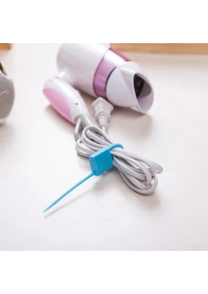 Kilit Şeklinde Silikon Kablo ve Poşet Bağlama Aparatı (3'lü Set) indirimleri