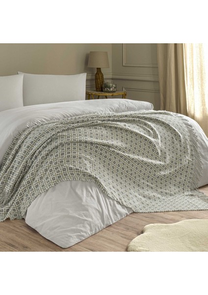 Caline Throw / Tv Battaniyesi Gri Tek Kişilik