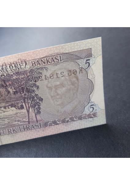 3996368F6C5CB7C3C2 6.emisyon 5türk-Lirası K65 Serisi Çil Eski Kağıt Para fiyatları