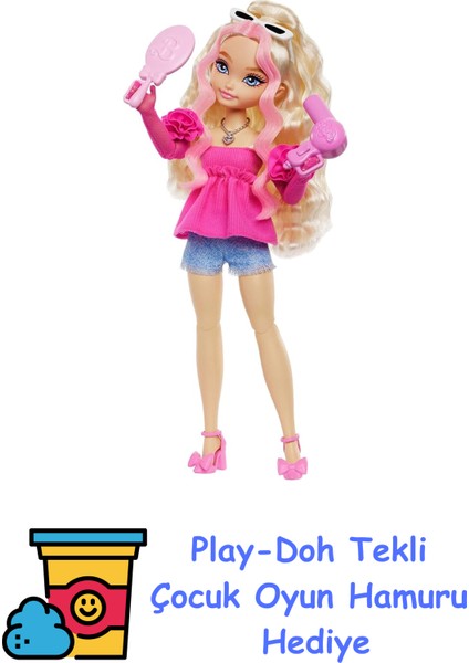 Dream Besties Ana Karakter Bebekler Malibu, Oyuncak + Play-Doh Oyun Hamuru