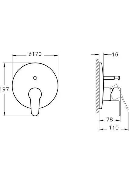 Win S A42589 Sıva Üstü Ankastre Banyo Bataryası indirimleri