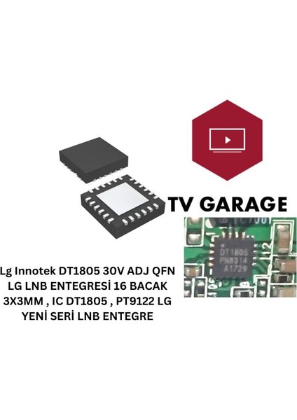 Entegre , DT1805 , 30V , Adj , Qfn , Ic DT1805 , PT9122