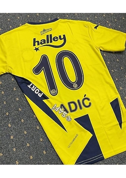 2024/25 Fb/fenerbãhçe T.a.d.i.c 10 Iç Saha Çubuklu Forması Spor T-Shirt