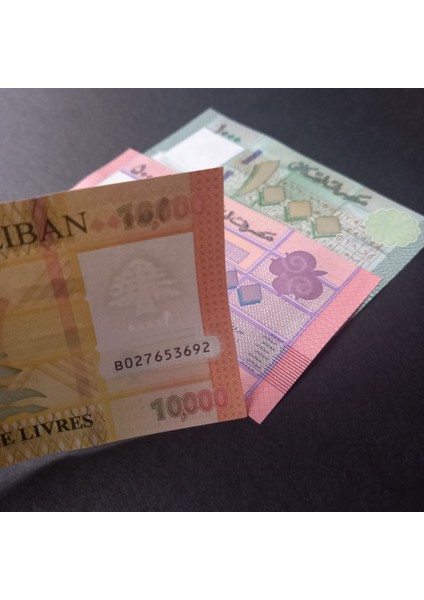 3996368F63C065D922 Lübnan 1000/5000/10.000 Livres Çil Eski Yabancı Kağıt Para indirimleri