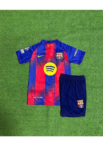 Barcelona 2025/26 Yeni Sezon Lamine Yamal 10 Numara Iç Saha Çocuk Forması 4lü Set fiyatları