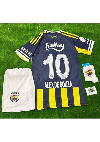 F̶e̶n̶e̶r̶b̶a̶h̶ç̶e̶ .2026 Yeni Sezon /alex De Souza/ 10 Numara Iç Saha Çocuk Forması 4 Lü Set