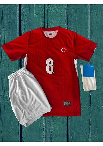 Türkiye 'arda 'güler 8 Numara Euro 2024 Avrupa Şampiyonası Özel Çocuk Kırmızı Forması fiyatları