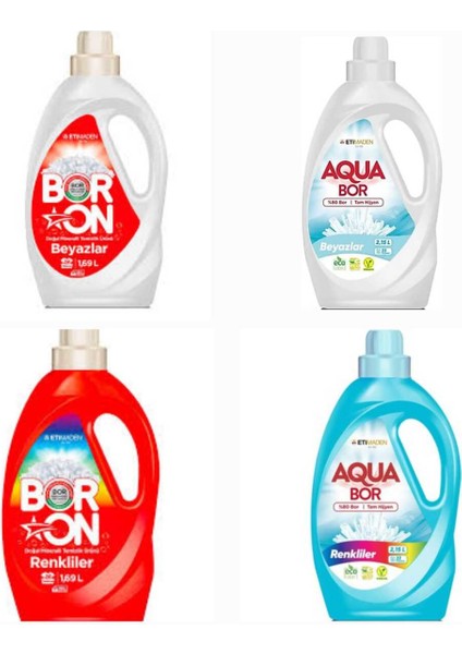 Doğal Mineralli Sıvı Çamaşır Deterjanı Beyazlar ve Renkliler Için 118 Yıkama.