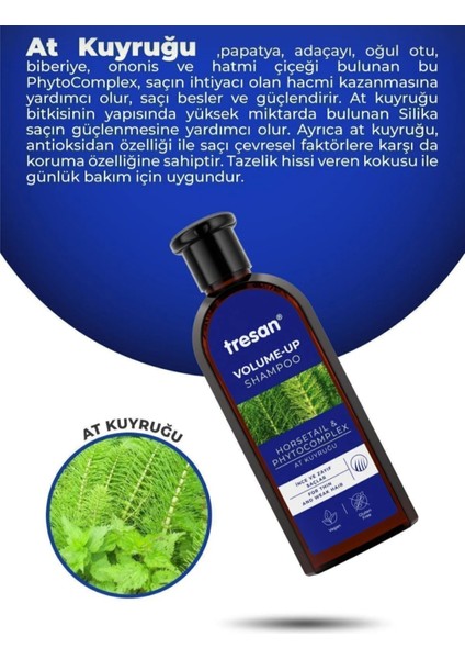 Tresan 4 Kutu At Kuyruğu Hacimlendirici Bakım Şampuanı 300 ml modelleri