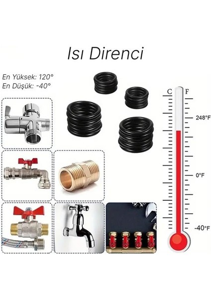 Powermaster PM-28533 800 Parça Kauçuk Conta Halka Seti O-Ring Nitril Nbr Su Geçirmez fiyatları