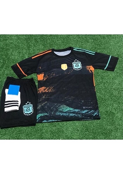 Arjantin 2024/25 Yeni Sezon Lionel Messi //10 Deplasman Forması 4'lü Set (Black) fiyatları
