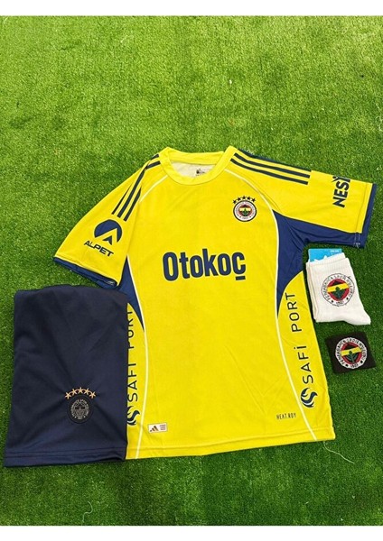 Fenerbahçe 2026 Sezonu Deplasman Sarı # Ferdi Kadıoğlu # Çocuk Forması fiyatları