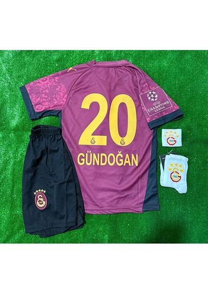 5-Yıldızlı Galatâsarây 2026 ./ Ilkay Gündoğan / Alternatif Bordo Çocuk Forması 5-Yıldızlı
