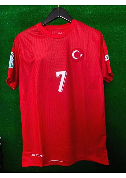 Kerem Aktürkoglu #7# Türkiye Milli Takım Futbol Forması Hava Alabilen Polyester Kumaş Futbol Forması fiyatları