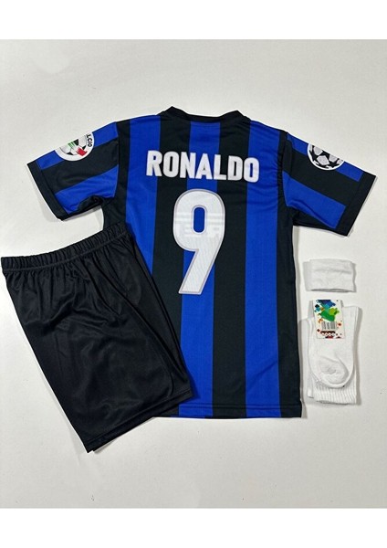 Inter Ronaldo Nazario /9/ Nostalji Çocuk Forması 4'lü Set modelleri