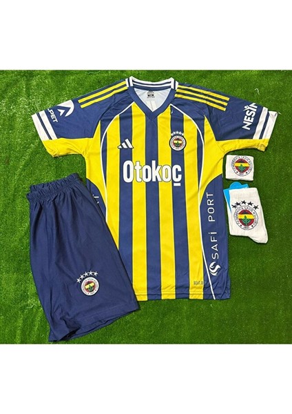 Fenerbahçe 2026 Kerem Aktürkoğlu Iç Saha Parçalı Yeni Sezon Çocuk Forması 4'lü Set fiyatları