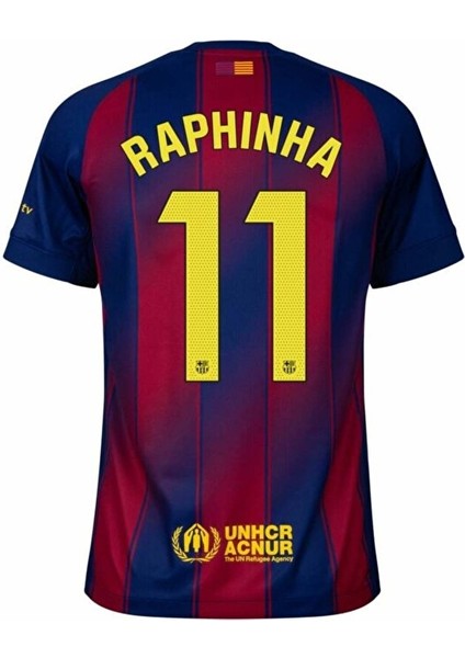 Barcelona 2025-2026 Iç Saha Raphinha 11 Yetişkin Futbol Forması fiyatları
