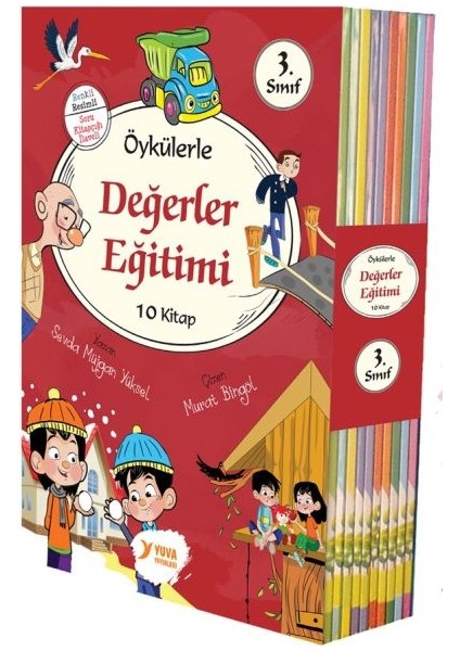 Öykülerle Değerler Eğitimi 3. Sınıflar Için 10 Kitap Set