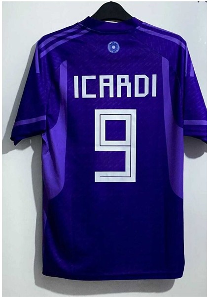 Arjantin 2022 Dünya Kupası Mauro Icardi Deplasman Forması