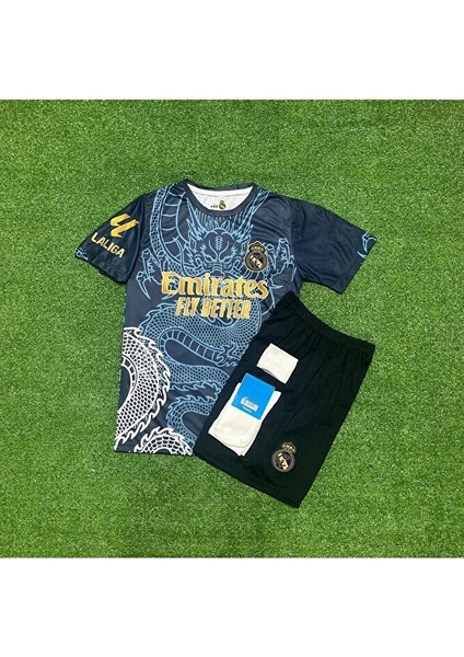 R̴.m̴a̴d̴r̴i̴d̴ 2026 Sezonu Dragon Desenli Jude Bellingham //5 Konsept Çocuk Forması 4'lü Settt fiyatları