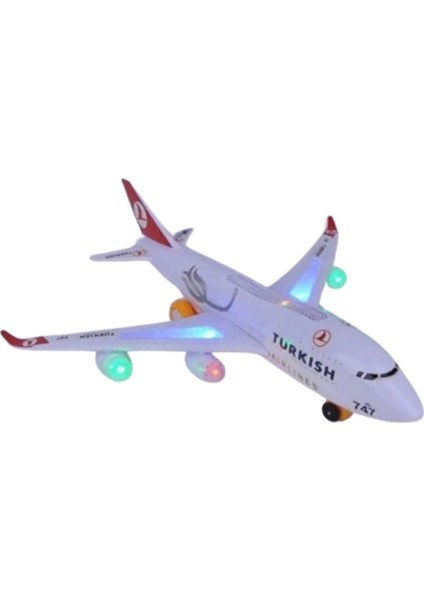 Sesli Işıklı Yerde Gezen Thy Uçak - Boing 747 fiyatları