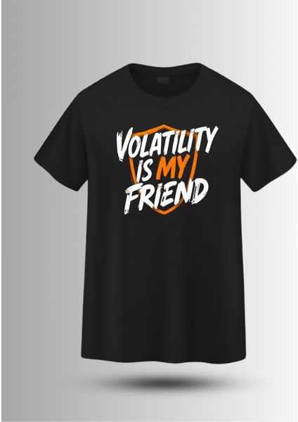 Devısso Traders Volatility Is My Friend - Traders, Borsaci Kadın Siyah T-Shirt modelleri
