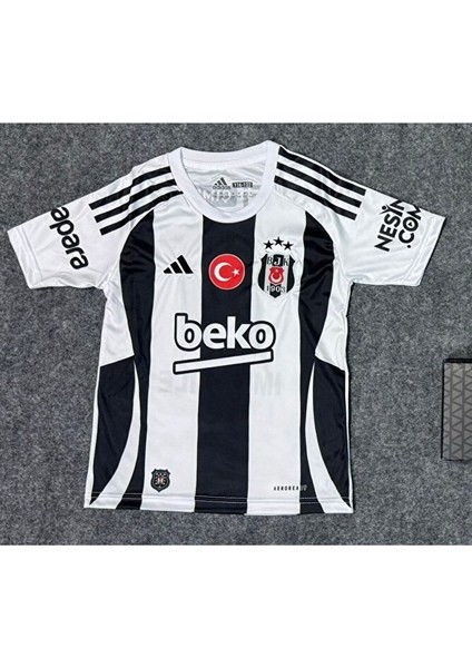 Beşiktaş. Ev Sahibi Siyah-Beyaz Immobile Çocuk Forması