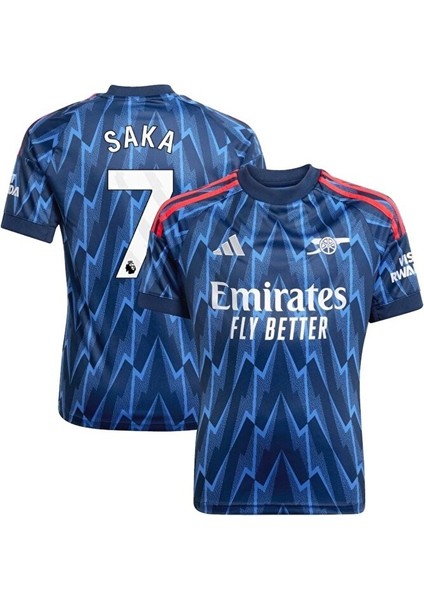 New Arsenal 2025-26 Yeni Sezon Bukayo Saka //7 Deplasman Forması (Newblue)