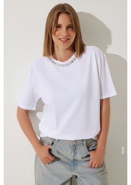 Beyaz Kısa Kol Halı Saha Antreman Forması