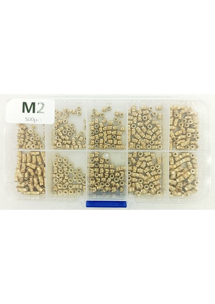 500 Adet M2 Laptop Dişi Pirinç Somun Seti Kutulu modelleri